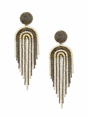 Disco Fringe Drop Earring