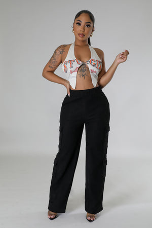 High Waist Cargo Pant