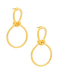 Infinity Knotted Drop Earring