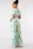 Floral Blossom Palazzo Pant Set