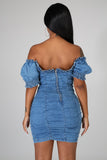 Rushed For You Denim Dress