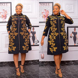 Embellished Kaftan Evening Dress