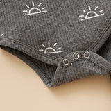 Baby Boys Ribbed Knit Bodysuit & Sweatpants