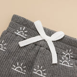 Baby Boys Ribbed Knit Bodysuit & Sweatpants