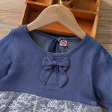 Girls Flared Sleeve Lace Top & Bell Pant Sets