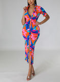 Vibrant Paradise Dress