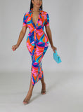 Vibrant Paradise Dress