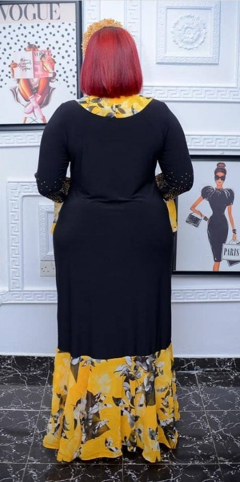 Jazmine Rhinestone Maxi Dress